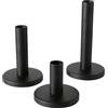 Boltze Portacandele Malko (3 pezzi, nero, ferro, design moderno, per candele, candelabri, candelabri, candelabri, candele accessori) 2004618