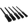 SIXTOL CAR DETAILING BRUSH 5 HARD | Set di 5 pennelli duri di precisione | Pulizia interni ed esterni auto