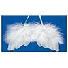 GLOREX Ali d'Angelo, Piume, Bianco, 15,5 x 17,5 x 1,5 cm