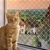 Yesaler Rete di Protezione per Balconi per Gatti Rete di Protezione in Nylon Resistente per Gatti 8x3m per Scale Finestre Balconi Terrazze Giardini Bianco
