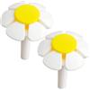 Wyjuan 2 ugelli di ricambio per fontana d'acqua per animali domestici, fiore giallo per la testa per fontana per gatti, distributori automatici di acqua potabile per animali domestici, per gatti, cani