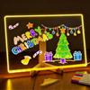 CHENBOOW Tavoletta Grafica Bambini,Lavagna Magica per Bambini 30x20CM,Lavagna Luminosa per Disegnare,Acrylic LED Writing Message Board with Light,Tavola per Note Artistiche per Ufficio,Scuola,Casa,Caffè