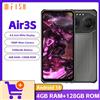 IIIF150 Versione globale IIIF150 Air3S Telefono robusto ultrasottile 4 GB di RAM + 128 GB di ROM Schermo da 6,6 pollici 90 Hz 16 MP 5000 mAh Smartphone Android 14 - Black