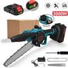 Seeiswork Sega elettrica da 8 pollici Sega a catena elettrica a batteria Taglio da giardino Loppers Utensili elettrici per taglio del legno Per makita batteria pin - 1 battery