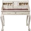 Biscottini - Scrivania Moderna Design - 103x64x105 cm - Scrivania Salvaspazio - Elegante - Funzionale - Compatta