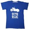 Generico T-shirt in cotone adatto ad appassionati di moto per neonati, bambini ed adulti NM (Bambino, Blu Royal, 7/8 anni)