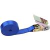 HLHLH Cinghia di tensione for auto e moto, 5 metri, cinghia a cricchetto resistente, fasce elastiche for il fissaggio bagagli borse(Blue)