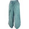 GURU SHOP GURU-SHOP, Pantaloni Palazzo, Gonna Pantalone Boho, Pantaloni Orientali, Pantaloni Estivi, Aqua, Sintetico, Dimensione Indumenti:38, Pantaloni Lunghi