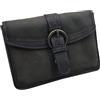 myledershop Marsupio in vera pelle di bufalo, in formato orizzontale, Grigio vintage, taglia unica, Marsupio