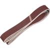 sourcing map Nastri abrasivi in ossido di alluminio grana 36, 38 mm x 1524 mm, 6 pezzi, per lavorazione del legno, lucidatura dei metalli, affilacoltelli