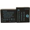 DSTE 2-Pacco Ricambio Batteria per Panasonic DMW-BLG10 LUMIX DMC-GF3 DMC-GF5 DMC-GF6 DMC-GX7 DMC-LX100