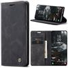 Phernykas Custodia Portafoglio Libro RFID per Samsung Galaxy S25 Edge | Flip Book Cover in pelle PU, Porta Carte, Protezione astuccio, Telefono Libretto Case per Samsung S25 Edge, Nero
