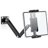 Nakelulu Supporto da Parete per Tablet, Alluminio Supporto Muro Tablet con Rotazione a 360°, Staffa Muro iPad Compatibile con Tutti i Tablets e Telefoni da 4 a 13,5 Pollici
