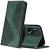 ZONNAVI Cover per Oppo A16 / A16s / A54s, Flip Custodia Pelle PU con [Slot Cart] [Supporto Stand] [Magnetica], Cover a Libro Portafoglio per Oppo A16 / A16s / A54s (Verde)