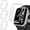 iVoler 3 Pezzi Cover Rigida PC per Apple Watch SE (2025/2022 / 2020) / Series 6 5 4 40mm (Senza Pellicola Protettiva), Custodia Antiurto HD Clear, Ultra Sottile Anti-Graffio Bumper Case, Trasparente