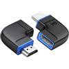 Cable Matters Cavo HDMI 8K 48 Gbit/s angolato, Nero