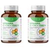 F B PHARMA Fortebraccio Pharma Integratore di Vitamina C 1000mg, Vitamina D D3 2000 UI, e ZINCO ALTO DOSAGGIO 360 Capsule (FORMATO SCORTA). Integratore Articolazioni & Ossa, supporto per il sistema immunitario