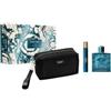 Versace Eros Cofanetto 100 ml, 10ml Eau De Toilette + Borsello Nero