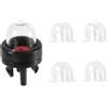 lasuroa 2pz 188-512-1 Pompa Bulbo Primer Snap-in con 2pz 2 Misure Sostituzione Bulbo Primer Carburatore, Compatibile con Walbro WT-23A Zama Poulan Echo Craftsman Motosega Soffiatore & Decespugliatore