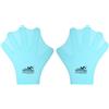 PATIKIL Guanti da Nuoto in Silicone 1 Paio di Guanti da Nuoto Palmati Blu | Allenamento Unisex, con Dita Intere Resistenti All'Acqua, per Allenamento Acquatico, per Adulti