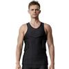 Topeter Maglia a Compressione Imbottita da Uomo Sportiva Gilet Protettivo Rash Guard Basket Allenamento Canotta M