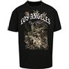 Mister Tee City of Angels Oversize Tee, T-Shirt Unisex - Adulto, Black,