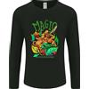 Gildan Magiche Funghetti LSD ACIDO Viaggio Maglietta Manica Lunga Uomo