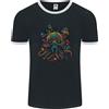 Fruit of the Loom Magiche Funghetti Trippy Alieno Polpo Cthulhu Maglietta Ringer Uomo FotL
