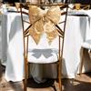 ITART 2 pezzi Fiocco imbottito in Velluto champagne grandi 41cm Decorazione Natalizia per Albero e Ghirlanda Dietro Porta (champagne, L)