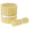 Danilovo - 200 candele in cera d'api bianche, per preghiera, rituali, decorazione da tavolo, matrimonio, atossiche, senza fuliggine, prodotti sostenibili, N120, altezza: 15 cm, Ø 5,4 mm