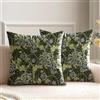 HUASHUZI Federe per cuscini William Morris 45x45 cm Motivo a doppio lato a tema alghe, federa per cuscino decorativa, set di 2, decorazione per la casa, per divano, panca, divano