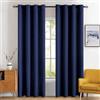 MIULEE Tende Oscuranti per Interni 2 Pezzi 140x225 CM, Tenda Blu Marino Moderna per Soggiorno, Tende Coprente Termiche Isolanti per Interno con Anelli, Tenda Oscurante Finestra Camera da Letto Salotto
