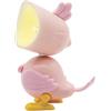 Dudùu Puppy Parrot - Mini lampada da Tavolo Pieghevole a LED, Luce Calda, Tascabile, per Lettura, Comodino o Scrivania, forma di Pappagallo (Rosa)