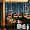 AdalyRoma Ghirlanda Luminosa LED 1 Metro 100 Luci Cavo Di Prolunga 3 Metri Alimentazione USB Cavo Trasparente Bianco Caldo Interni Ed Esterni Per Natale Camera Da Letto Festa Matrimonio Balcone Decorazione Giar