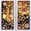 Nepfaivy Vetrofanie di Natalizie per Finestre 296PCS - Adesivi Natalizi di Fiocchi di Neve, Stickers di Vetro Natalizi Rimovibili e Riutilizzabili per Decorazioni Natalizie per la Casa