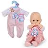 BABY born Pigiamino - Tutina per bambola con maniche lunghe e motivo da circo - Abbigliamento per bambole di alta qualità - Accessorio per bambole da 36 cm
