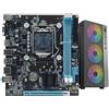 Topiky Scheda Madre da Gioco LGA 1150, 4 USB2.0, DDR3 1600 MHz, M.2 NVMe NGFF, SATA3.0 6 Gb per S, PCIe X16, RJ45 100 Mbps LAN, HDMI, Scheda Madre ATX per I3 I5 I7, per Xeon