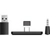 Nikou Adattatore Bluetooth PS4, Trasmettitore Ricevitore Audio Wireless PS5 Bluetooth 5.0 Adattatore Musica Gioco per PC per Cuffie