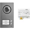 URMET Kit base videocitofono bifamiliare Mikra2 2Voice Urmet 1784/802 [21131000]