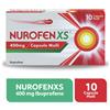 NurofenXS 400mg 10 Capsule Molli Per Mal di Testa Dolori Ai Denti e Muscolari pz