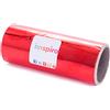 INNSPIRO Foil Sintetico 122 x 10 cm, Rosso (Rojo Suave), 122x10cm
