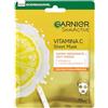 Garnier Maschera in Tessuto Skin Active Hydra Bomb, Idratante e Illuminante, Con Vitamina C e Acido Ialuronico, Per Pelli Spente e Non Uniformi, 28 g