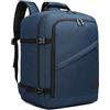 Kono Borsa da cabina 45 x 36 x 20 cm, zaino da viaggio, dimensioni 30 l, colore: blu navy, Marina Militare, 45x36x20 cm, zaino cabina