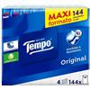 Tempo Pacchetti di Fazzoletti di Carta Tascabili Classic, 56 Pacchetti da 9 Fazzolettini Monouso, 4 Veli, Resistente in Lavatrice