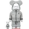 NIKE Bearbrick BE@RBRICK X Nike Tech Fleece N98 100% & 400% Medicom giocattolo NUOVO