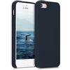 kwmobile Cover per Apple iPhone SE (1.Gen 2016) / iPhone 5 / iPhone 5S Custodia - Back Case per Smartphone in Silicone TPU - Protezione Gommata - blu mirtillo