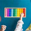 Cubi GEM arcobaleno Set di blocchi giocattolo impilabili per bambini Regali