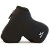 MegaGear MG088 Custodia in Neoprene per Nikon D3500, D3300, D3400, D5100, D5200, D5300, D5500, D5600 (18-55 mm), Nero
