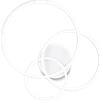 Ideal Lux Plafoniera FRAME PL CERCHIO BIANCO 3000K di Ideal Lux