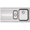 Franke Lavello da Incasso 2 Vasche con Gocciolatoio a Sinistra Inox Rapid RPX 651 Franke 101.0358.073